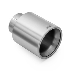 RM Motors terminale in acciaio inox satinato KPZS/DK 76mm, ingresso 63,5mm