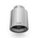 With one outlet RM Motors terminale in acciaio inox satinato KPZS/DK 89mm, ingresso 50mm | race-shop.it