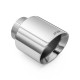 With one outlet RM Motors Terminale in acciaio inox lucidato KSCP/DS 89mm, ingresso 76mm | race-shop.it