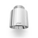 With one outlet RM Motors Terminale in acciaio inox lucidato KSCP/DS 89mm, ingresso 76mm | race-shop.it