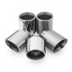 With one outlet RM Motors Terminale in acciaio inox lucidato KSCP 89mm, ingresso 63,5mm | race-shop.it