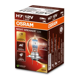 Osram lampade per fari alogeni NIGHT BREAKER 220 H7 (1pcs)