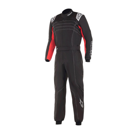 Tute Tuta da karting omologata CIK-FIA ALPINESTARS KMX-9 V3, nero/rosso/bianco | race-shop.it