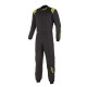 Tuta da karting omologata CIK-FIA ALPINESTARS KMX-9 V3, nero/giallo/fluo