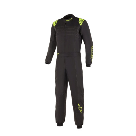 Tute Alpinestars FIA race Youth suit KMX-9 V3, Nero/Giallo Fluo | race-shop.it