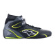 Scarpe FIA scarpe da corsa Alpinestars Tech-1 T V3, Nero/Grigio/Giallo | race-shop.it