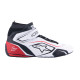 Scarpe FIA scarpe da corsa Alpinestars Tech-1 T V3, Bianco/Nero/Rosso | race-shop.it