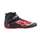 Scarpe FIA scarpe da corsa Alpinestars Tech-1 Z V3, Nero/Rosso | race-shop.it