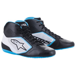 Scarpe da corsa Alpinestars Tech-1 K Start V2, Nero/Bianco/Blu chiaro