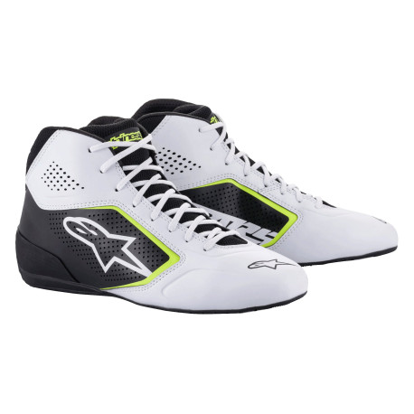 Scarpe Scarpe da karting Alpinestars Tech-1 K Start V2, bianco/nero/giallo fluo | race-shop.it