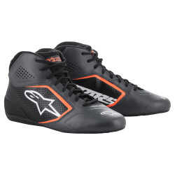 Scarpe da corsa Alpinestars Tech-1 K Start V2, Grigio/Nero/Arancione Fluo