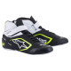 Scarpe da corsa Alpinestars Tech-1 K V2, Nero/Bianco/Giallo
