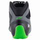 Scarpe Scarpe da corsa Alpinestars Tech-1 KX V2, Nero/Grigio scuro/Verde fluo | race-shop.it