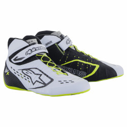 Scarpe da corsa Alpinestars Tech-1 KX V2, Nero/Bianco/Giallo