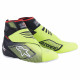 Scarpe da karting Alpinestars Tech-1 KZ V2, nero/giallo fluo