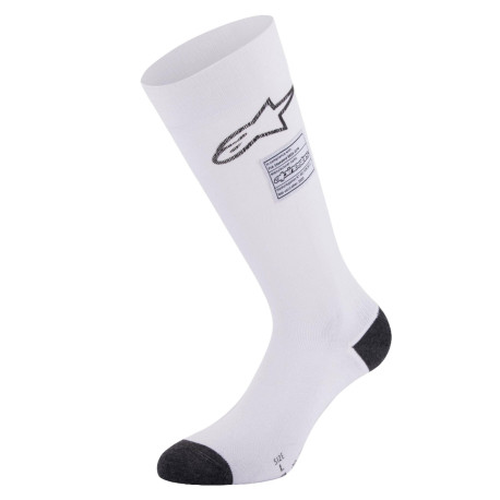 Abbigliamento intimo Calze ignifughe omologate FIA ALPINESTARS ZX V4 (lunghe), bianco | race-shop.it