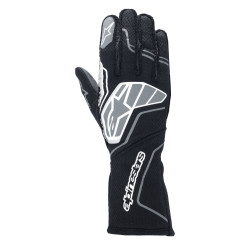 Guanti da gara omologati FIA Alpinestars Tech-1 ZX V4 (cuciture esterne), nero/antracite