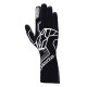 Guanti da gara omologati FIA Alpinestars Tech-1 Race V4 (cuciture esterne), nero/grigio