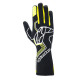 Guanti da gara omologati FIA Alpinestars Tech-1 Race V4 (cuciture esterne), nero/giallo fluo