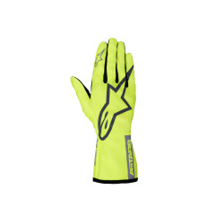Guanti da gara Alpinestars Tech-1 K Race V2 Pure, Giallo Fluo/Grigio