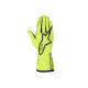 Guanti da karting Alpinestars Tech-1 K Race S V2 Pure (cuciture interne), giallo fluo/grigio
