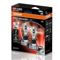 Osram Lampade NIGHT BREAKER LED SMART H7 - omologato per strada (2 pezzi)