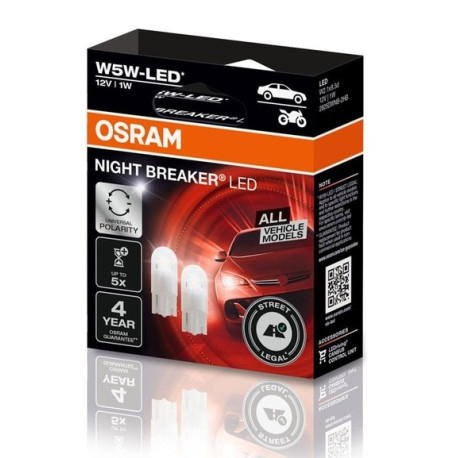 Lampadine e luci allo xeno Osram Lampade NIGHT BREAKER LED W5W | race-shop.it
