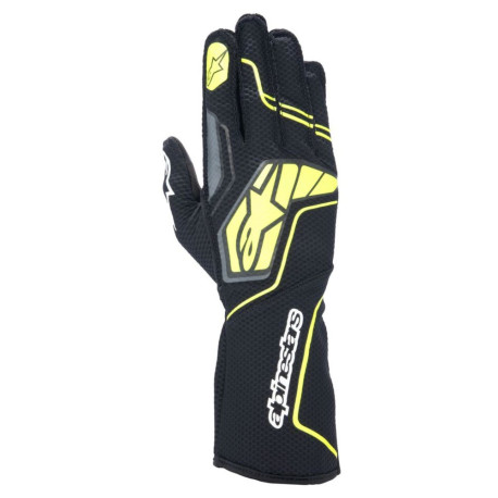 Guanti Guanti da karting omologati FIA Alpinestars Tech-1 KX V4 (cuciture esterne), grigio/nero/giallo fluo | race-shop.it