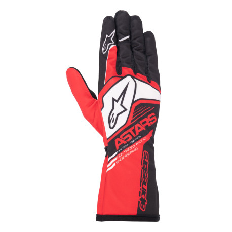 Guanti Guanti da karting Alpinestars Tech-1 K Race V2 Corporate (cuciture interne), rosso/nero | race-shop.it