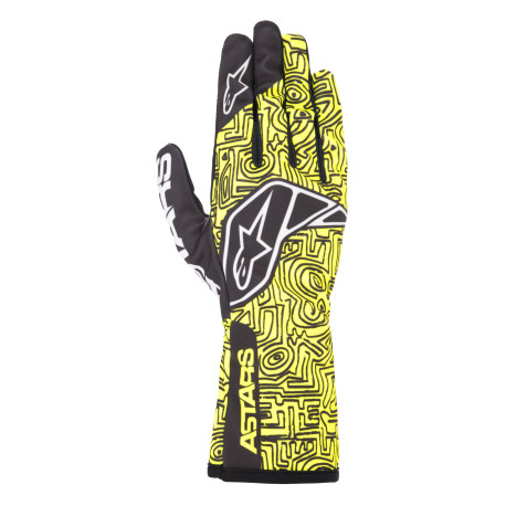 Guanti Guanti da gara Alpinestars Tech-1 K Race V2 Vertical, Giallo Fluo | race-shop.it