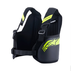 ALPINESTARS paracostole per bambini Bionic, nero/giallo fluo