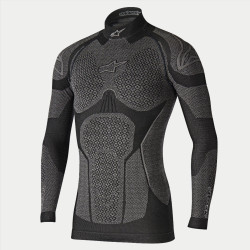 Alpinestars Ride Tech Top L`intimo con maniche lunghe, Nero/Grigio
