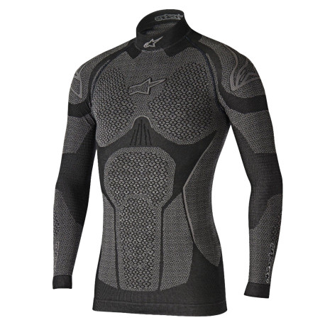 Abbigliamento intimo Maglia da karting a maniche lunghe ALPINESTARS RIDE TECH WINTER, nero/grigio | race-shop.it