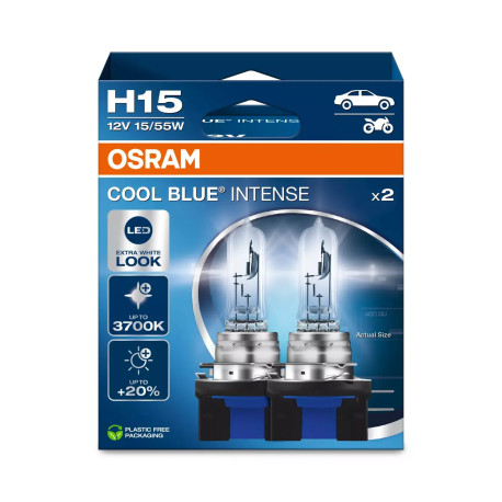 Lampadine e luci allo xeno Osram lampade per fari alogeni COOL BLUE INTENSE (NEXT GEN) H15 (2 pezzi) | race-shop.it