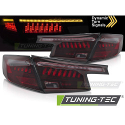 FANALI POSTERIORI LED SCURI ROSSO compatibili con HONDA CIVIC XI 21- HATCHBACK