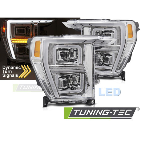 Fari FARI A LED TUBE LIGHT CROMO compatibili con FORD F150 MK14 20-23 | race-shop.it