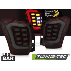 FARI POSTERIORI A BAR LED SCURI ROSSO compatibili con SUBARU FORESTER IV 13-18