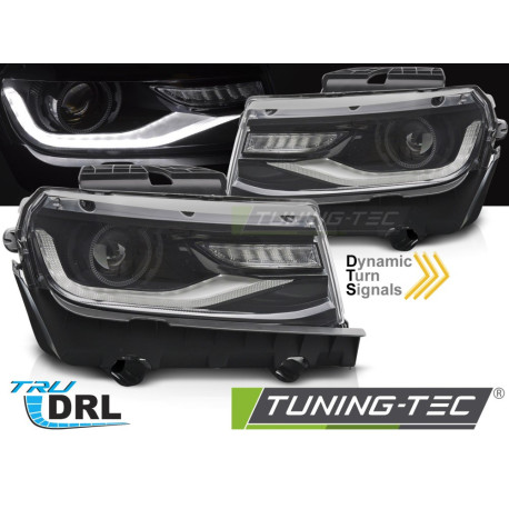 Fari CHEVROLET CAMARO 13-15 TUBO LED NERO | race-shop.it