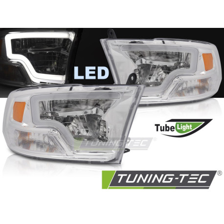 Fari DODGE RAM 09-18 TUBE LIGHT CROMATO LED | race-shop.it