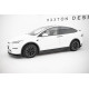 Body kit e accessori visivi MAXTON DESIGN diffusori minigonne per Tesla Model X Mk1 Facelift, nero lucido, V2 | race-shop.it