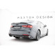 Body kit e accessori visivi MAXTON DESIGN splitter posteriore per Audi A5 F5 Facelift (con barre verticali), nero lucido | race-shop.it