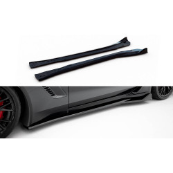 MAXTON DESIGN diffusori minigonne per Chevrolet Corvette Z06 C7, nero lucido
