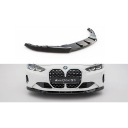 MAXTON DESIGN splitter anteriore per BMW 4 Coupe / Cabrio G22 / G23, nero lucido