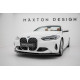 Body kit e accessori visivi MAXTON DESIGN splitter anteriore per BMW 4 Coupe / Cabrio G22 / G23, nero lucido | race-shop.it