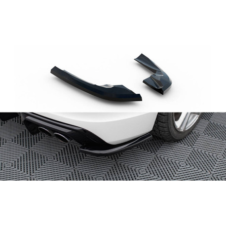 Body kit e accessori visivi MAXTON DESIGN splitter laterali posteriori per Audi S3 Sportback 8V, nero lucido | race-shop.it