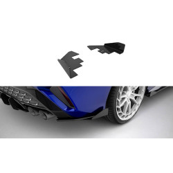 MAXTON DESIGN alette laterali posteriori per Audi S3 Sedan 8Y Facelift, nero lucido