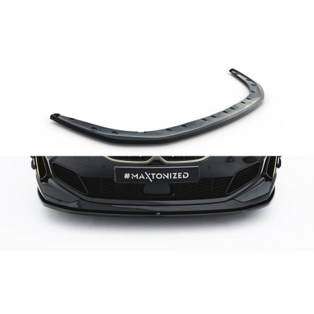 Body kit e accessori visivi MAXTON DESIGN splitter anteriore per BMW M135i M-Performance F40, nero lucido | race-shop.it