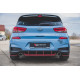 Body kit e accessori visivi MAXTON DESIGN Street Pro diffusore posteriore per Hyundai I30 N Mk3 Hatchback, V1 | race-shop.it