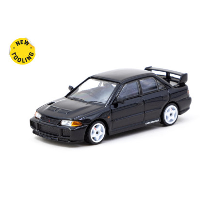 Modelli dell'auto Tarmac Works 1/64 - Mitsubishi Lancer GSR Evolution III | Black | race-shop.it