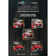 Modelli dell'auto Tarmac Works 1/64 - Mitsubishi Lancer GSR Evolution II | Rouge + Cartes à Collectionner | race-shop.it